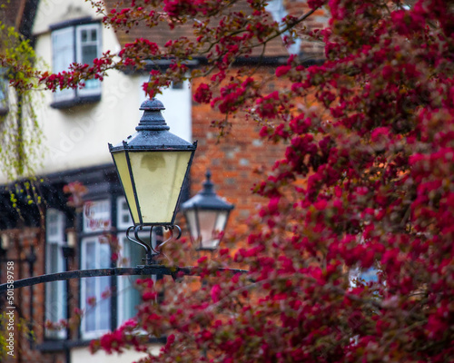 Traditional Street Lamps in Marlow, Buckinghamshire, UK photo