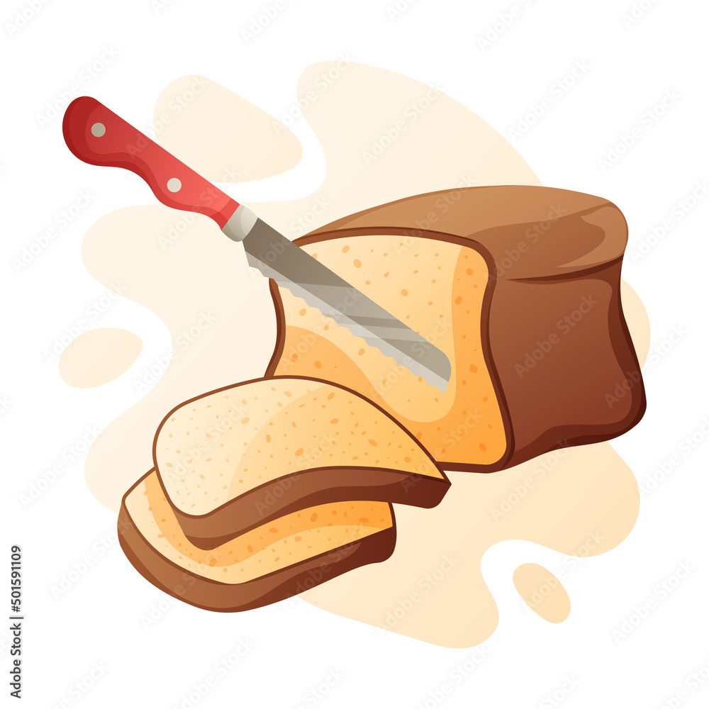 bread cartoon
