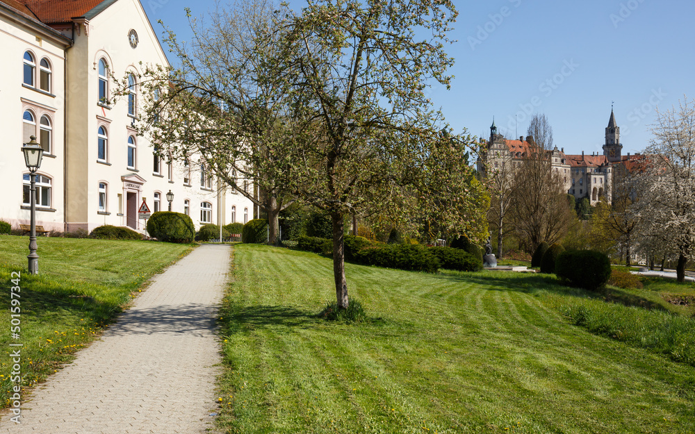 Landratsamt und Hohenzollernschloss in Sigmaringen