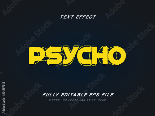 Psycho Text Effect 