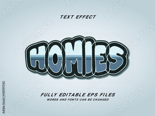 Homies Text Effect 