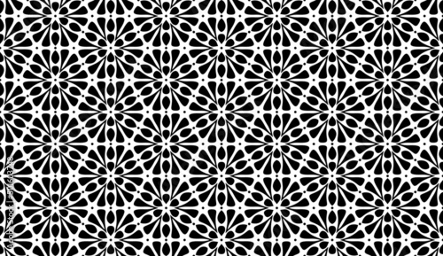 black and white seamless pattern