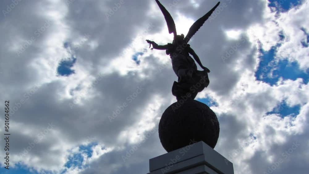 Monument of Independence timelapse. Kharkiv, Ukraine