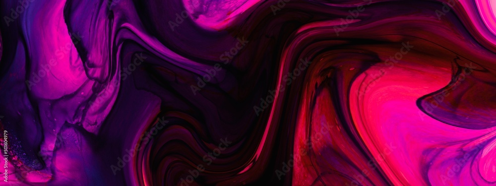 Obraz premium dark red alcohol ink background with marble texture, abstract space theme, red design elements, modern fluid art texture, hand drawn painting wallpaper