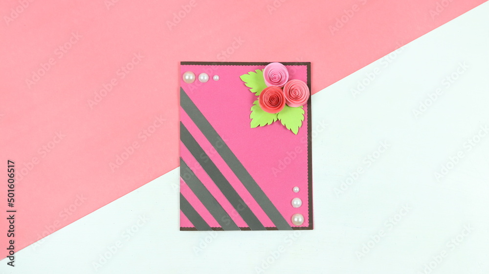 Fototapeta premium Greeting Cards for Mother's Day - Valentine's Gift Card