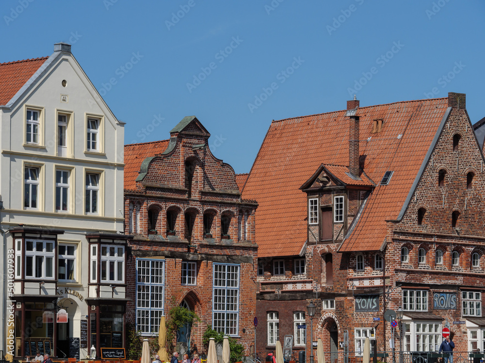 Obraz premium Die historische Altstadt von Lüneburg
