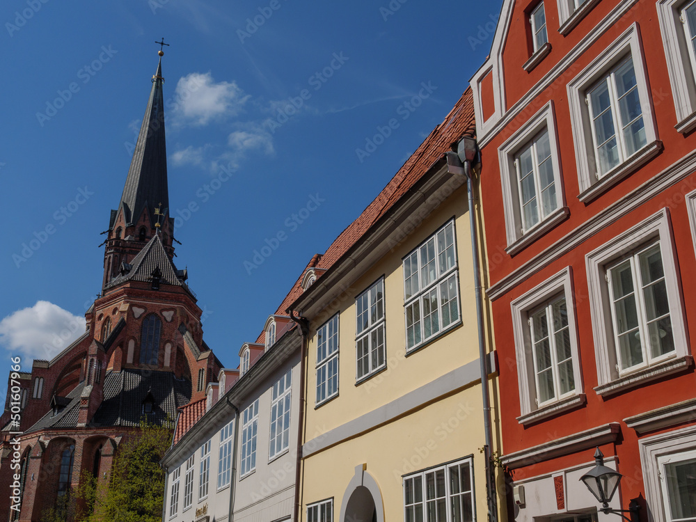 Obraz premium Die historische Altstadt von Lüneburg