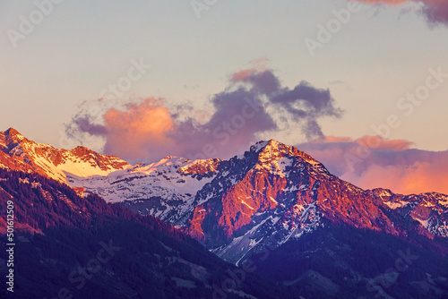Rotspitze - Allgäu - Berg - Alpen - Sonthofen - Abendrot - Alpenglühen