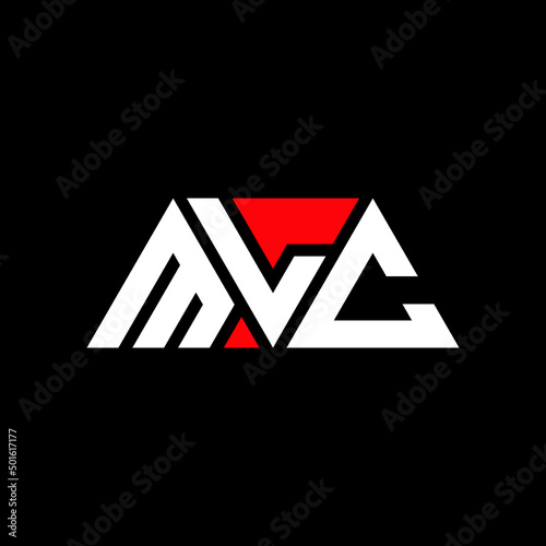 Fototapeta Naklejka Na Ścianę i Meble -  MLC triangle letter logo design with triangle shape. MLC triangle logo design monogram. MLC triangle vector logo template with red color. MLC triangular logo Simple, Elegant, and Luxurious Logo...