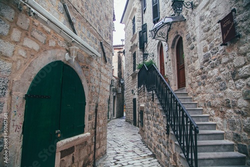 Fototapeta Naklejka Na Ścianę i Meble -  VIews of Kotor's Old Town in Montenegro