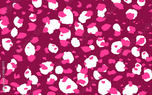 Abstract modern leopard seamless pattern. Animals trendy background. Color decorative vector stock illustration for print, card, postcard, fabric, textile. Modern ornament of stylized skin