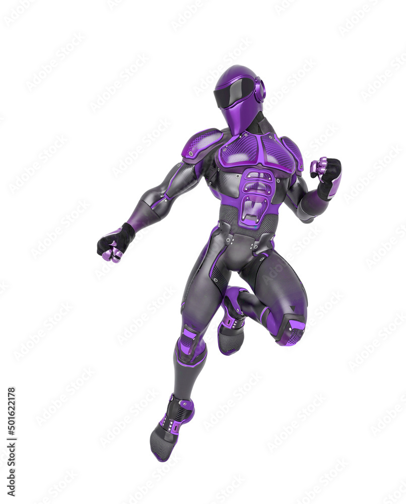 super pilot is floating and looking down in action super pilot is floating and looking down in action