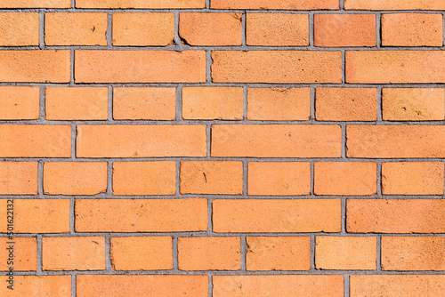 Red brick wall grunge textu...