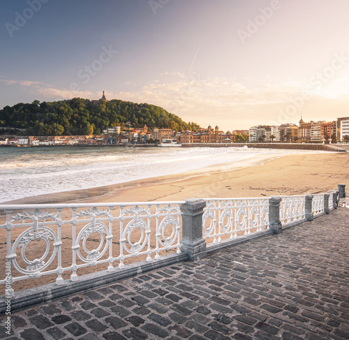 Wonderful morning at San Sebastian, Spain