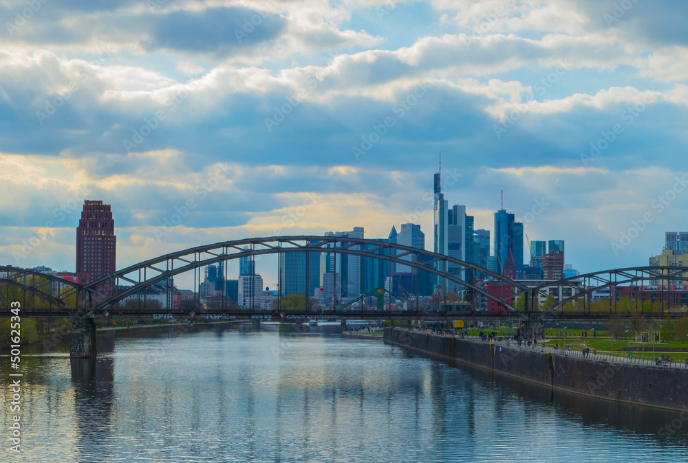 Naklejka premium Stadtbild Frankfurt am Main