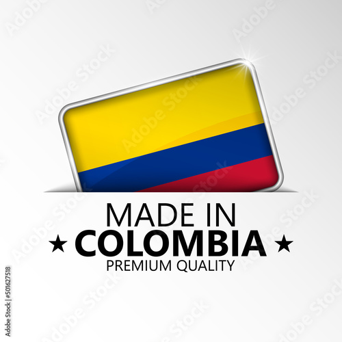Free Download Made in Colombia graphic and label. - GFXLoad