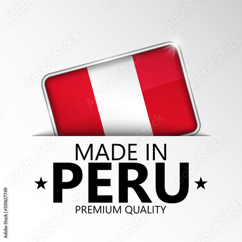 Free Download Made in Peru graphic and label. - GFXLoad