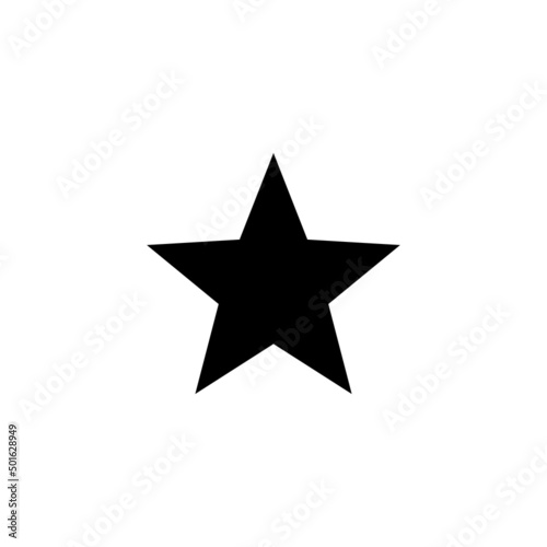 Black star vector icon. Star black symbol. Vector EPS10