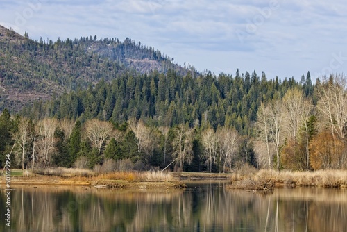 Early spring landscape in north Idaho.
