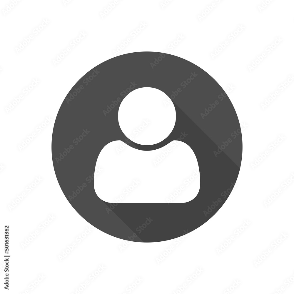 User icon isolated. Profilesymbol in flat style for graphic and web design. Vector EPS10 User icon isolated. Profilesymbol in flat style for graphic and web design. Vector EPS10