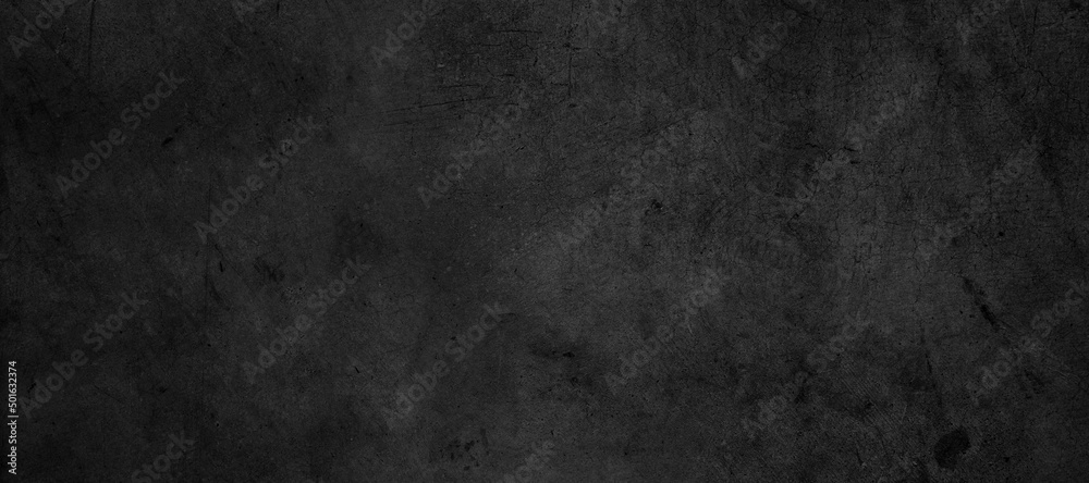 Black textured dark concrete background
