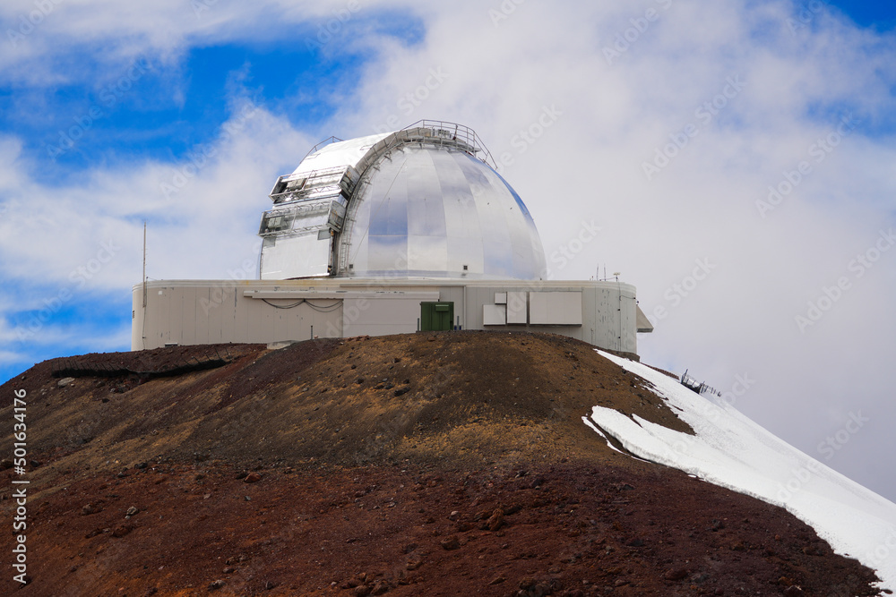 NASA Infrared Telescope Facility at the summit of the Mauna Kea