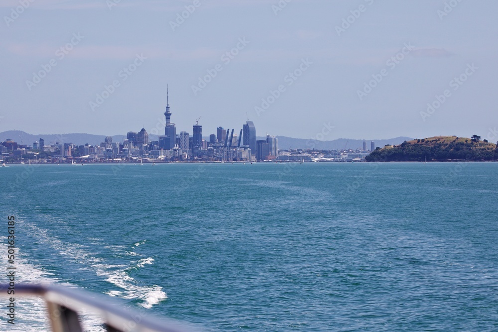 Blick auf die Skyline von Auckland