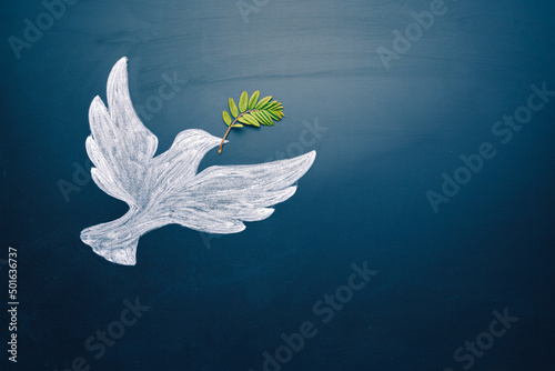 Fotografie, Obraz Dove of peace concept