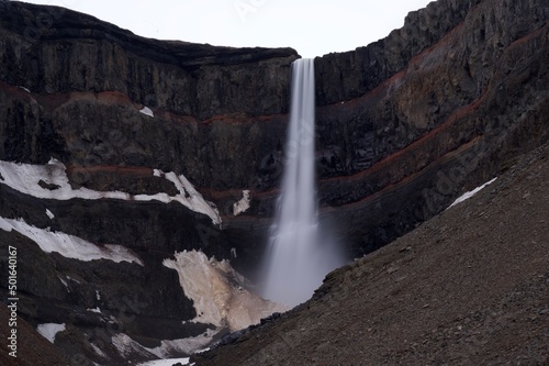 cascata Hegifoss vicino a Egilsstadir