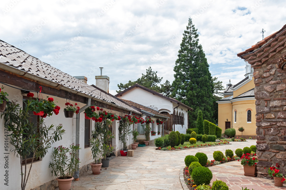 Obraz premium Medieval Kremikovtsi Monastery of Saint George, Bulgaria