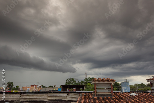 clouds on the town