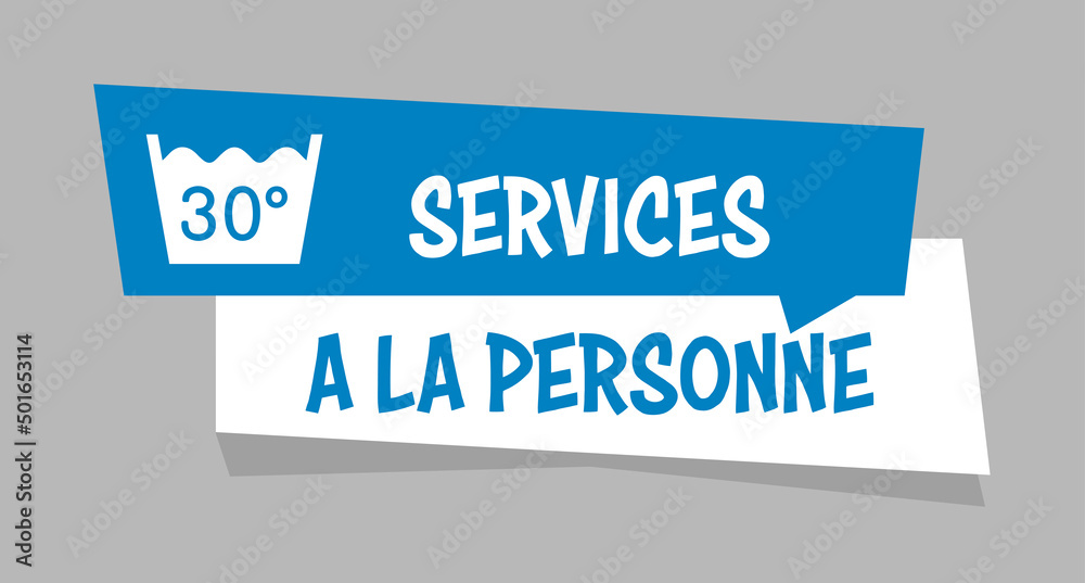 Logo services à la personne.
