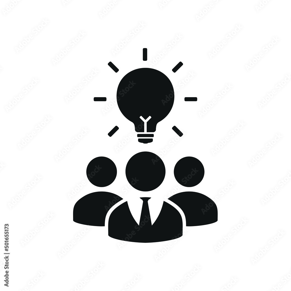 Entrepreneur idea innovation. Collaborative idea. Vector illustration Entrepreneur idea innovation. Collaborative idea. Vector illustration
