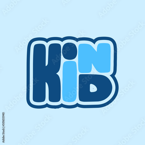 vector writing kind, bold concept