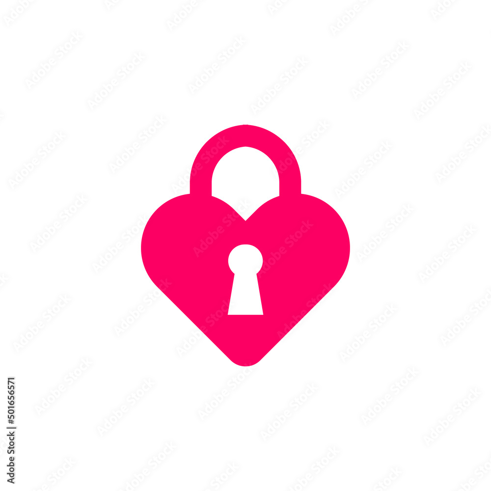 love and lock concept logo vector stock illustration love and lock concept logo vector stock illustration