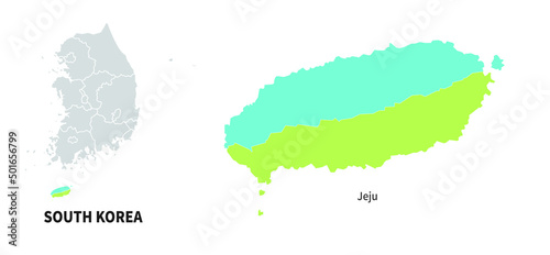 south korea district eps map.