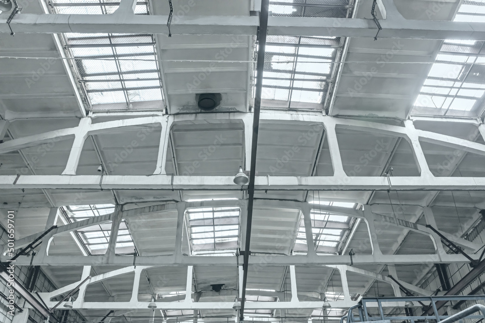 factory interior roof structure beam