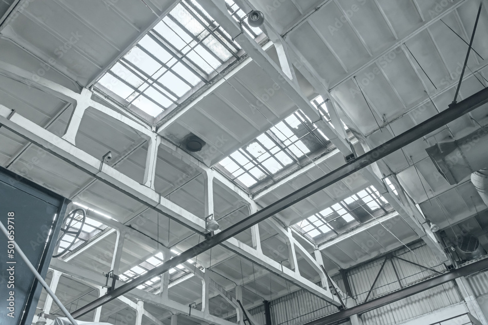industrial roof with rafters and beams structure industrial roof with rafters and beams structure