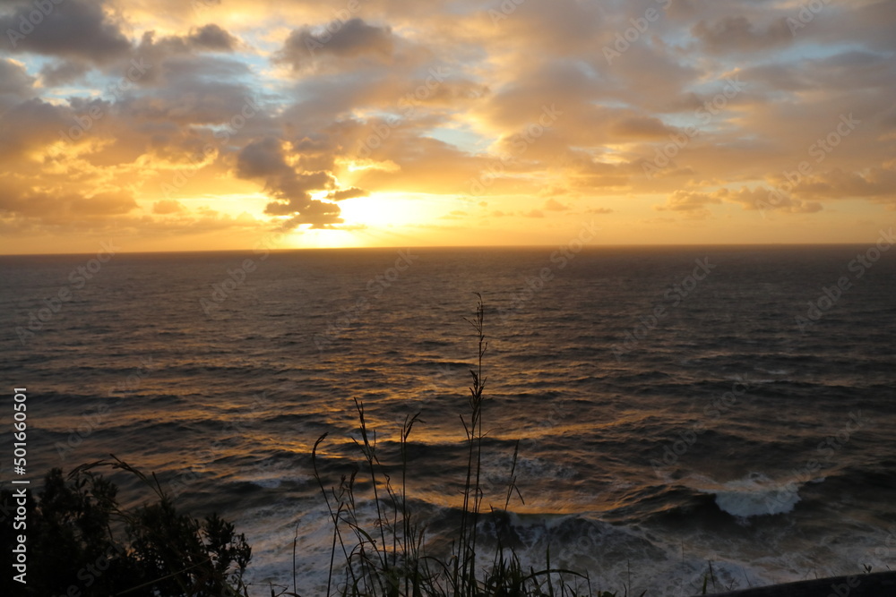 Sunset in Byron Bay near lighthouse. Sunset in Byron Bay near lighthouse.