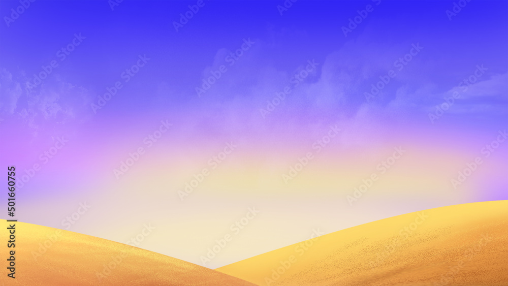 The sky above the sand dunes The sky above the sand dunes