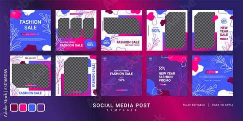 instagram feed template, perfect for business and beautify instagram portfolio