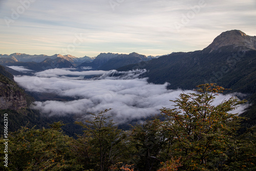 Fototapeta Naklejka Na Ścianę i Meble -  fog over the mountains