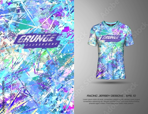 Sport jersey abstract grunge background for, motocross, cycling, fishing, diving, leggings, soccer, gaming