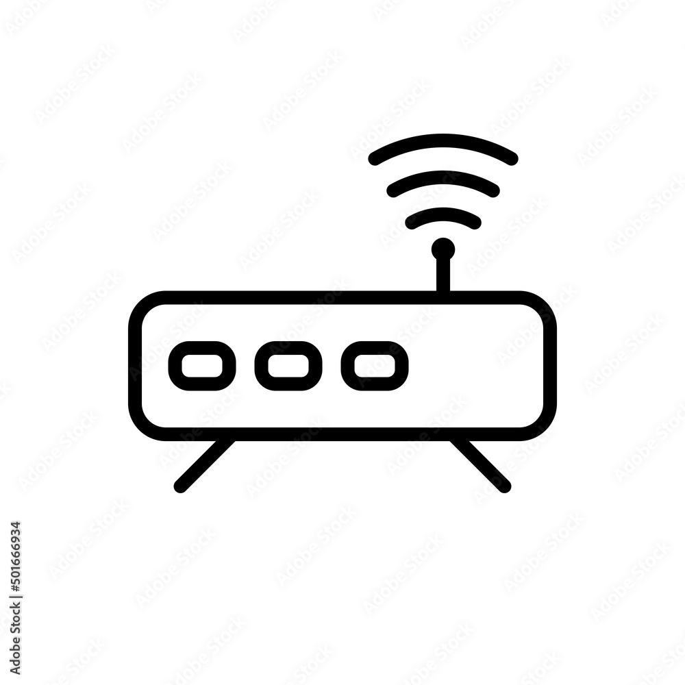 router wifi new icon simple vector router wifi new icon simple vector