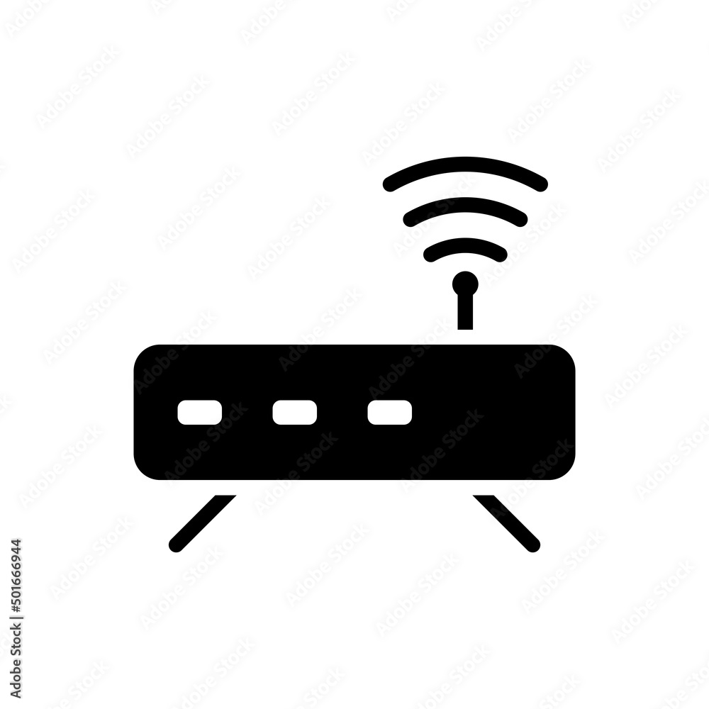router wifi new icon simple vector router wifi new icon simple vector