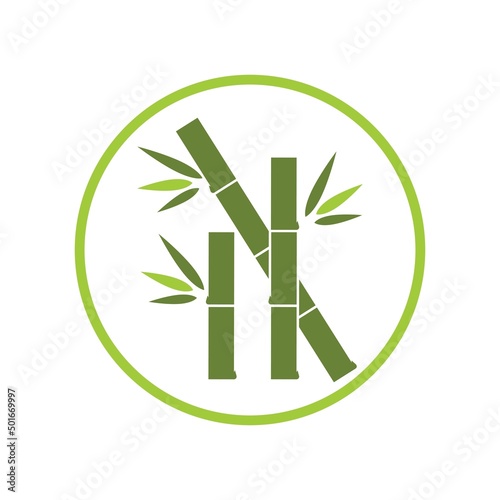 Bamboo Logo Template vector icon