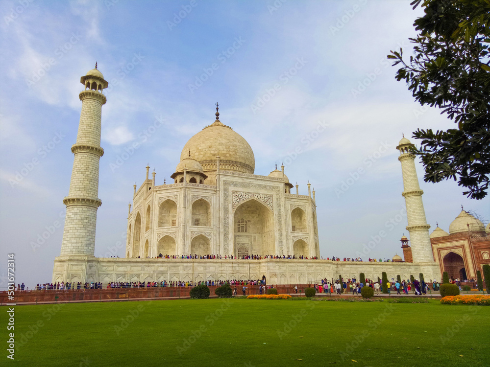 taj mahal in agra country