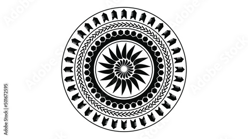 Ancient Mayan art vector design