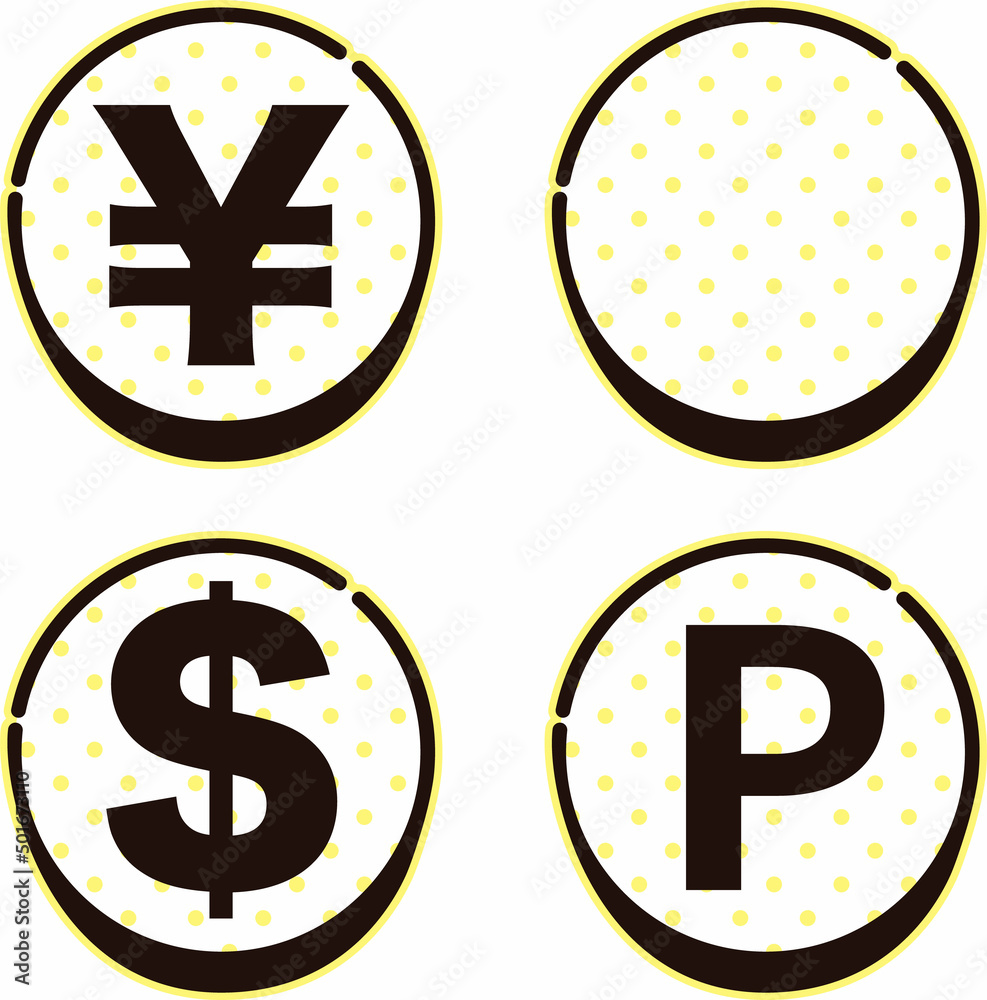アイコン コイン ポイント ドル お金 ファンシー ピクトグラム ビジネス シンプル イラスト Stock Vector Adobe Stock
