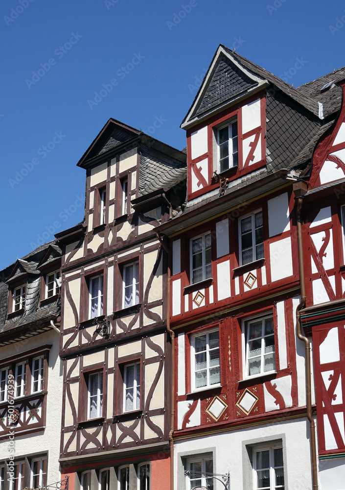 Fototapeta premium Fachwerkhaeuser in Cochem